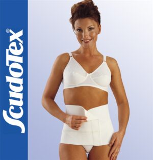 CINTURA ANATOMICAL REGOLABILE CON PANNELLO IN COTONE - altezza cm 24