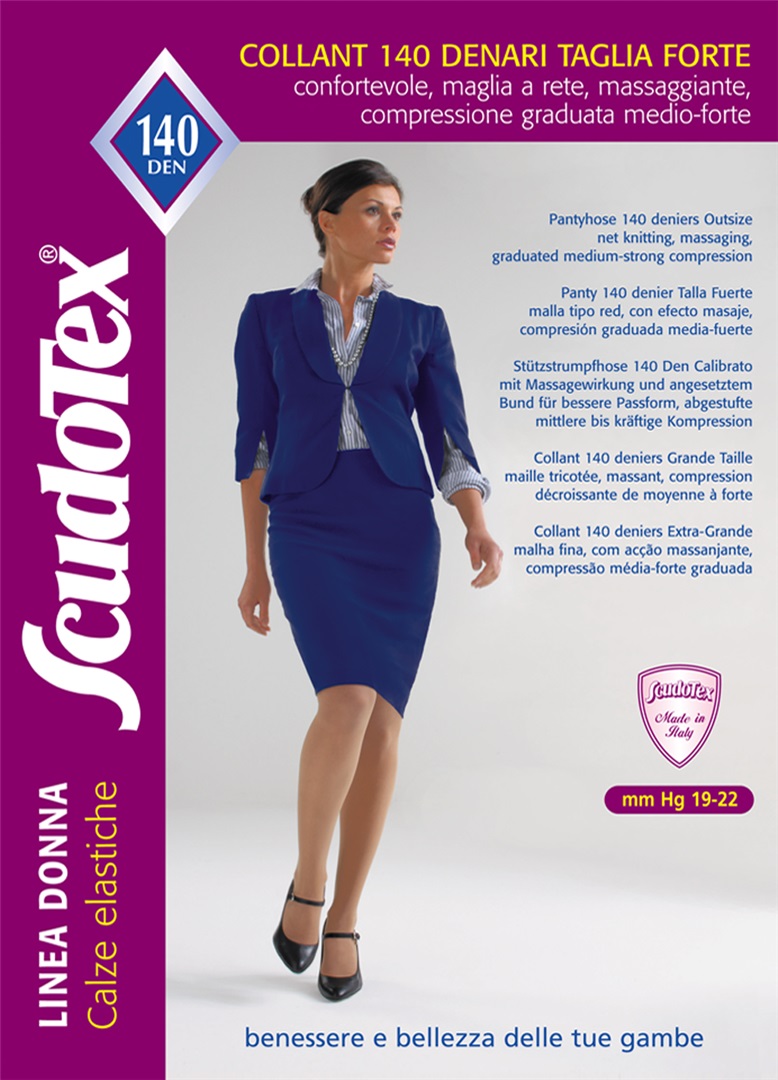 Collant 140 denari compressione graduata scudotex