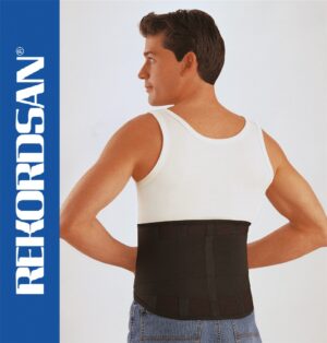 CORSETTO NERO A DOPPIA REGOLABILITA' - altezza cm 27