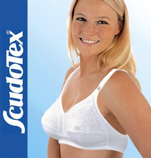 REGGISENO CLASSICO "ATHENA COTTON" COPPA D - BIANCO