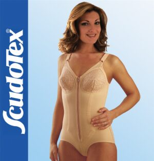 MODELLATORE COTTON FORM CORTO CON CERNIERA COPPA B - NUDO