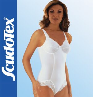 BODY SILHOUETTE CHARME PIZZO COPPA C - BIANCO