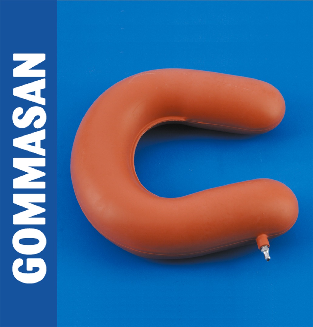 CIAMBELLA GOMMA GONFIABILE FERRO DI CAVALLO