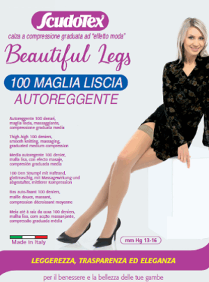 AUTOREGGENTE 100 DEN. MAGLIA LISCIA