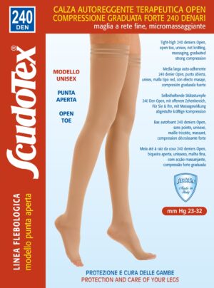 AUTOREGGENTE FLEBOLOGICO 240 DENARI PUNTA APERTA