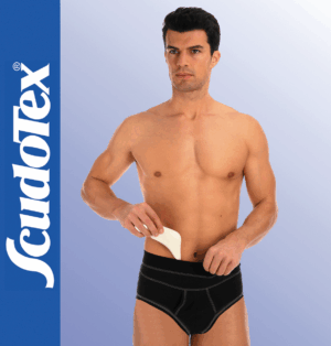 COTTON SLIP VITA ALTA CON PELOTTE ANATOMICHE IN GOMMA