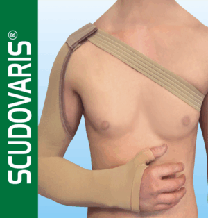 BRACCIALE ORTOPEDICO CON GUANTO ccl. 2 modello CORTO