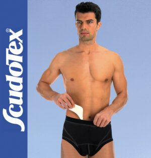 SLIP CONTENITIVO CHIUSO NERO A VITA MEDIA